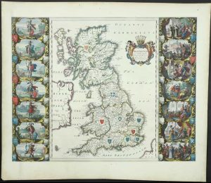 Britannia Prout Divisa fuit Temporibus Anglo-Saxonum, Praesertim Durante Illorum Heptarchia