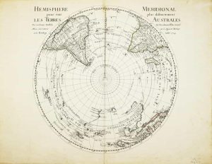Hemisphere Septentrional pour Voir Plus Distinctement les Terres Arctiques …/ L'Hemisphere Meridional pour Voir Plus Distinctement les Terres Australes