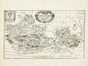 A Mapp of Barkshire with its Hundreds