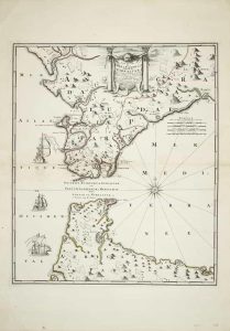 Carte Nouvelle de l'Isle de Cadix & du Detroit de Gibraltar