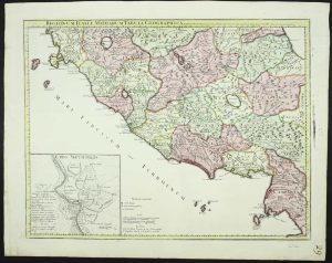 Regionum Italiae Mediarum Tabula Geographica pernoscendis Historiae Romanae ...