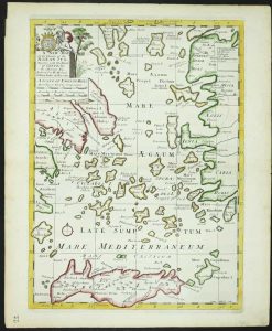A New Map of the Islands of the Aegaean Sea, Together with The Island of Crete and the Adjoining Isles