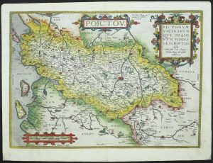 Poictou. Pictonum Vicinarumque Regionum Fidiss Descriptio ...