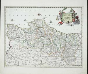 Novissima Regnorum Portugalliae et Algarbiae Descriptio Emendata a. I. Danckerts