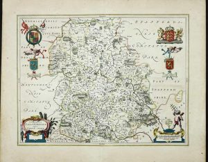 Comitatus Salopiensis; Anglice Shrop Shire
