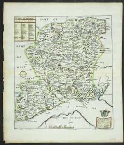 A Mapp of Hantshire