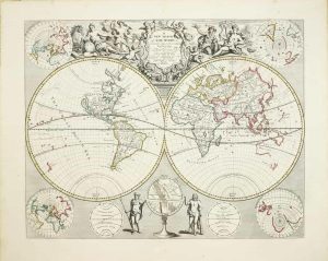 A New Map of the World from the Latest Observations Revis'd by I. Senex ...