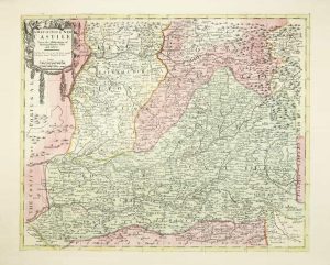 A Map of Old & New Castile From the Observations of Rodrigo Mendes Silva and others