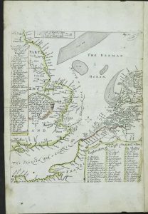 A Map of the Sea Coast of England France and Holland