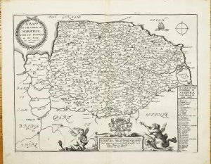 A Mapp of the County of Norfolck with its Hundreds