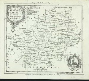 Hertford Shire Drawn from an Actual Survey