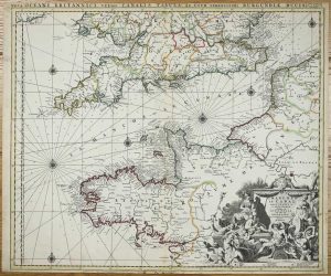 La Manche ou Le Canal, entre la France et l'Angleterre