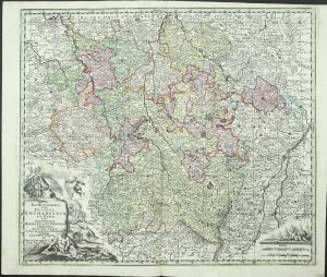 Mappa Geographica in qua Ducatus Lotharingiae ...