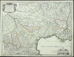 Gouvernemt. Genral. du Languedoc, Divise en ses Vingt Deux Dioceses ...