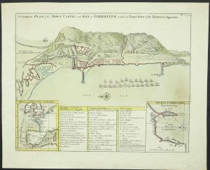 Plan of the Town and Fortifications of Gibraltar, Exactly Taken on the Spot in the Year 1738