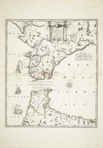 Carte Nouvelle de l'Isle de Cadix & du Detroit de Gibraltar